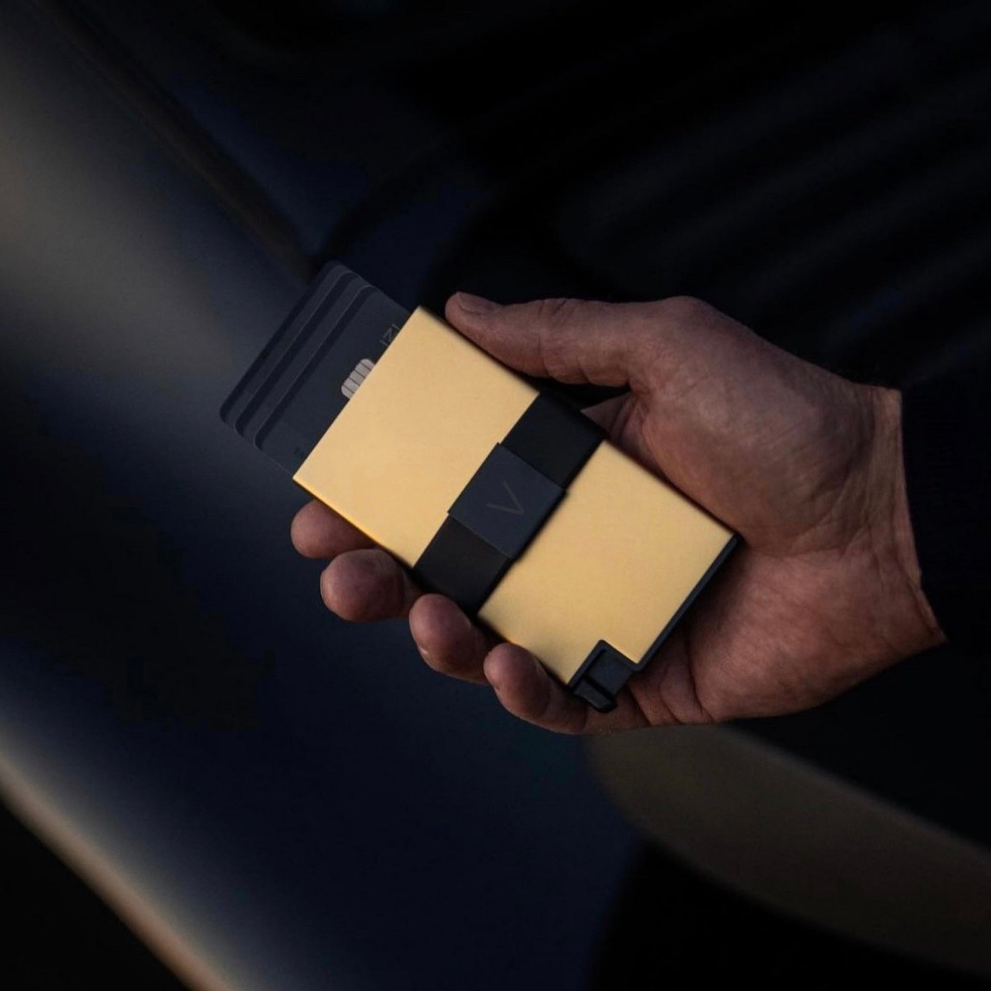 Leather Premium Smart Wallet for Men - Black - PW1010