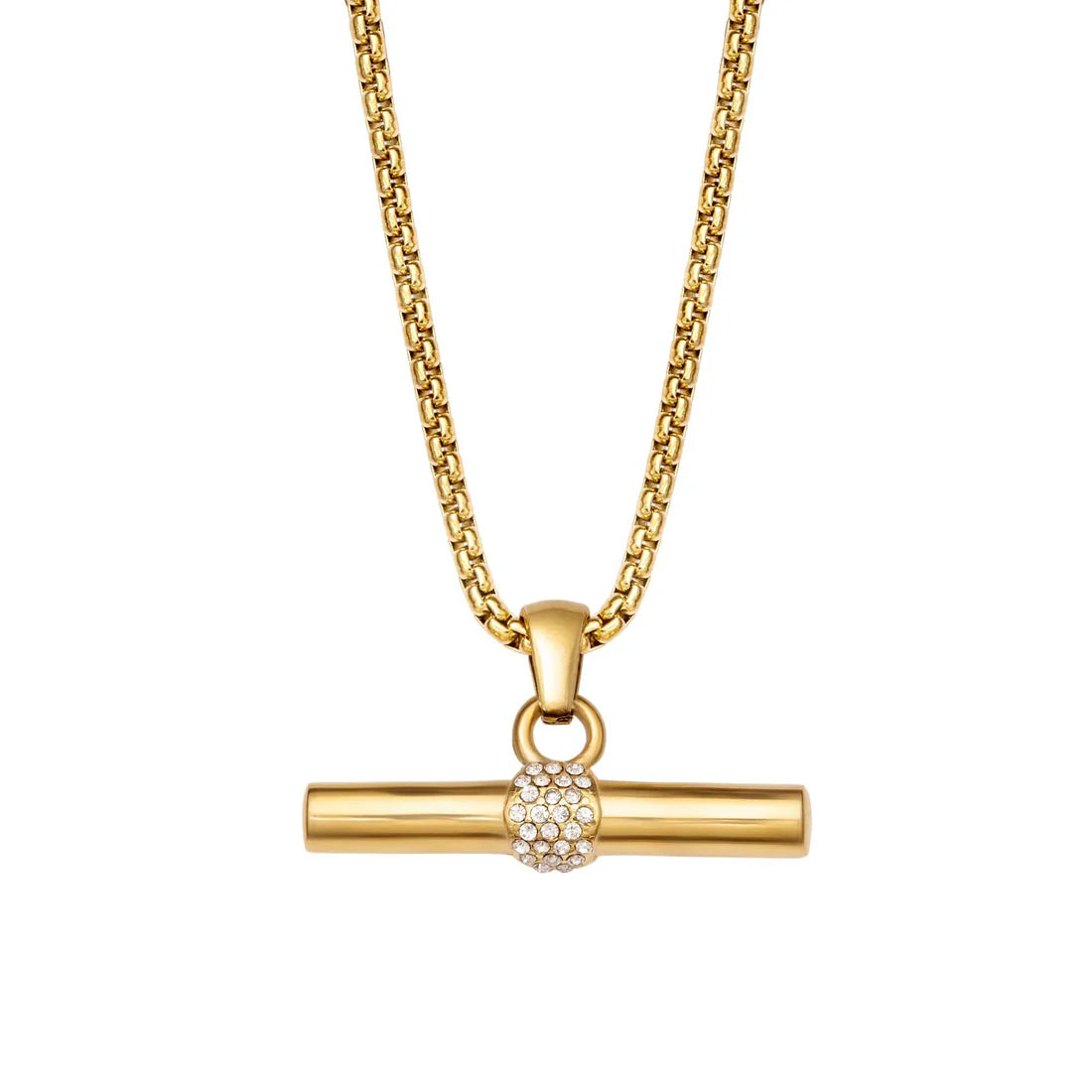 T BAR NECKLACE